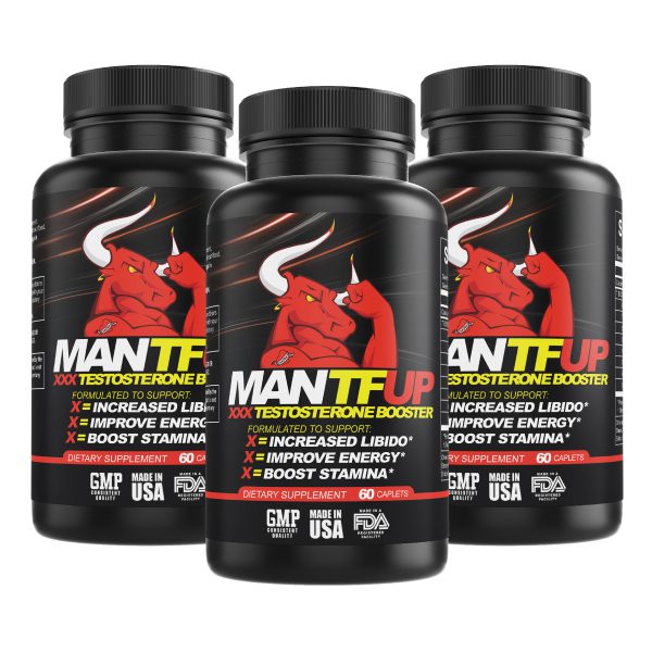 MANTFUP 3 Pack T Booster Supplement